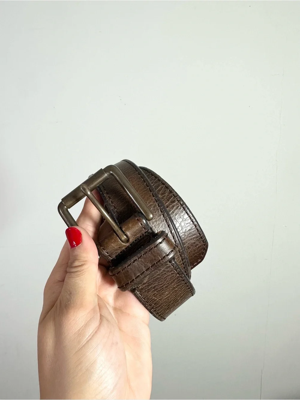 Levi’s Brown Leather Buckle Belt